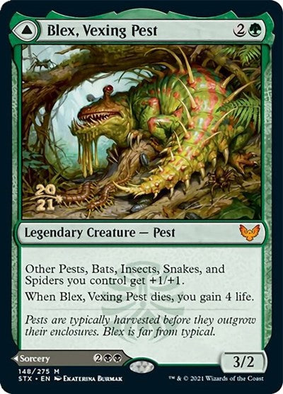 Blex, Vexing Pest (PRE-148S) - Strixhaven: School of Mages Promos Foil