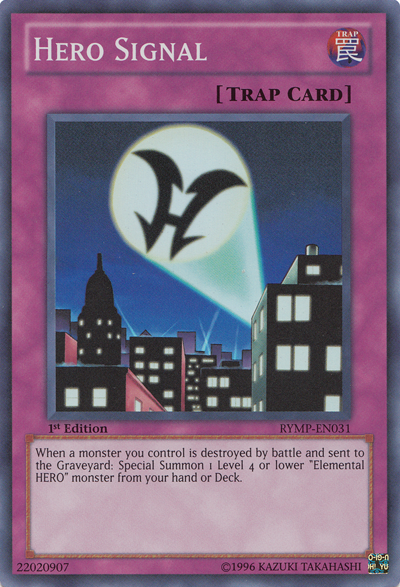 Hero Signal [RYMP-EN031] Super Rare | The CG Realm