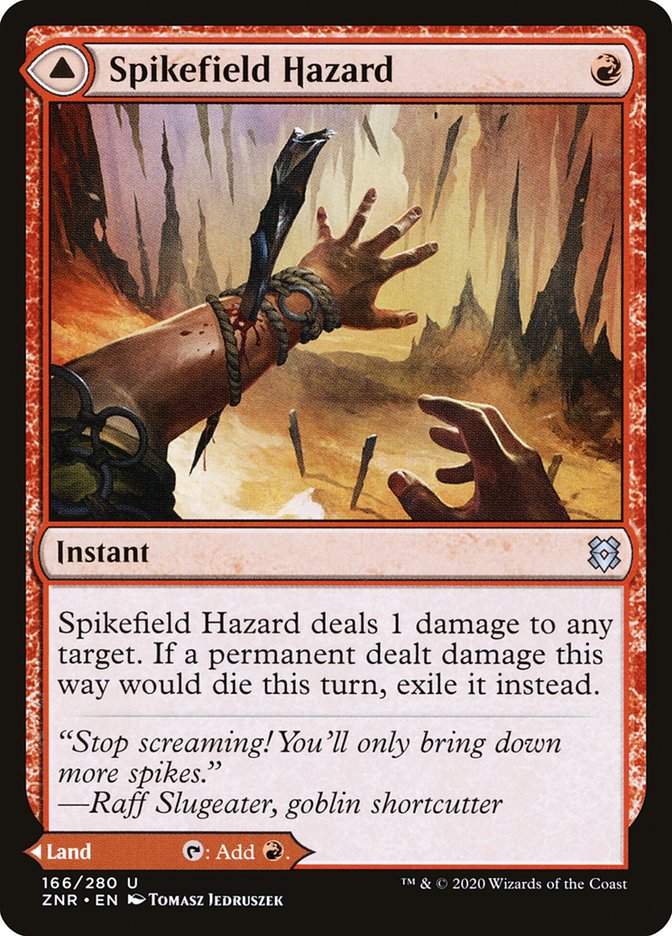 Spikefield Hazard // Spikefield Cave [Zendikar Rising] | The CG Realm