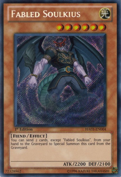 Fabled Soulkius [HA03-EN004] Secret Rare | The CG Realm