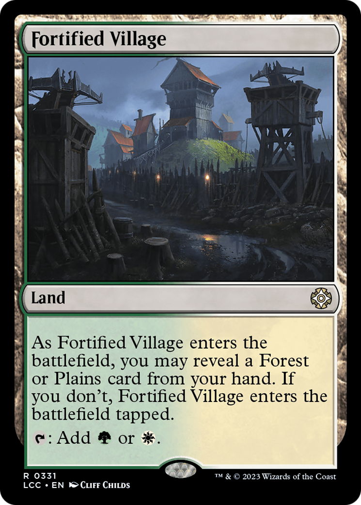 Fortified Village [The Lost Caverns of Ixalan Commander] | The CG Realm