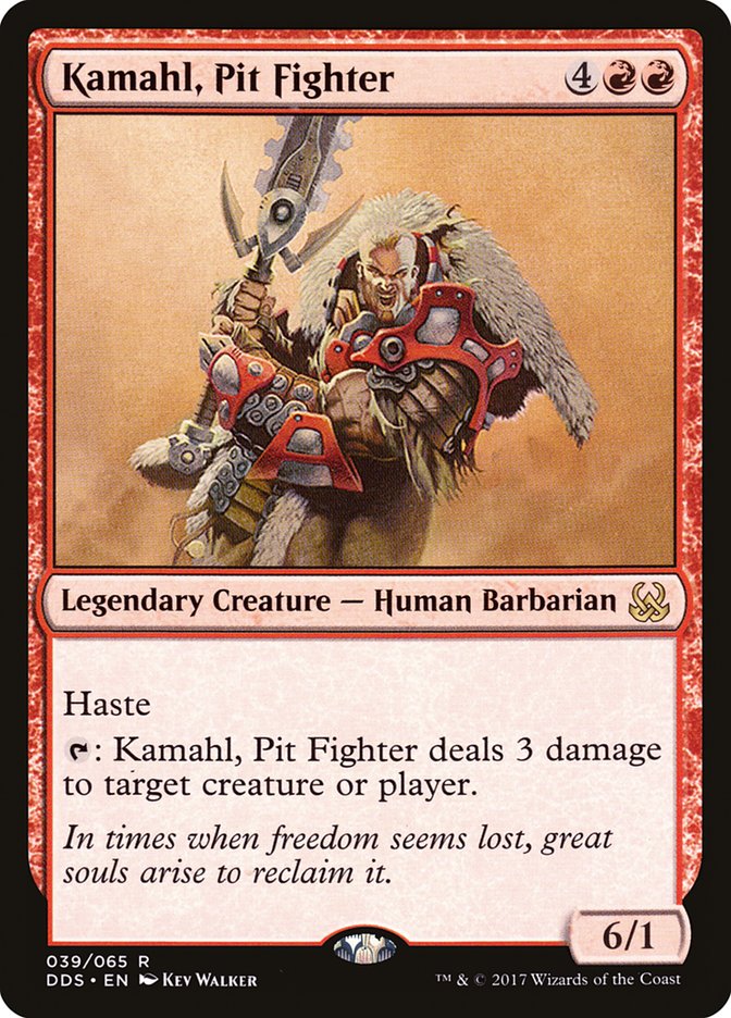Kamahl, Pit Fighter [Duel Decks: Mind vs. Might] | The CG Realm