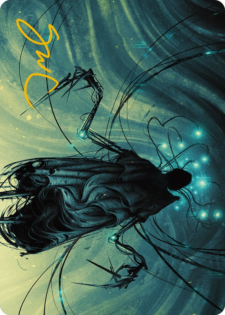 Ichor Synthesizer Art Card (Gold-Stamped Signature) [Phyrexia: All Will Be One Art Series] | The CG Realm