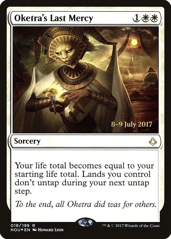 Oketra's Last Mercy [Hour of Devastation Prerelease Promos] | The CG Realm