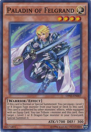 Paladin of Felgrand [OP03-EN007] Super Rare | The CG Realm