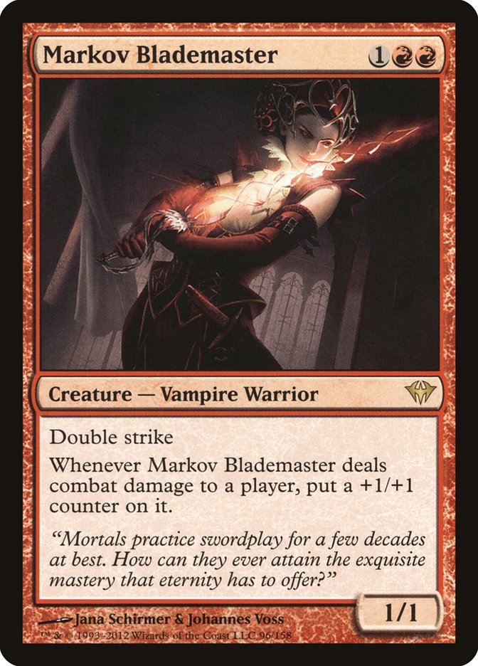 Markov Blademaster [Dark Ascension] | The CG Realm