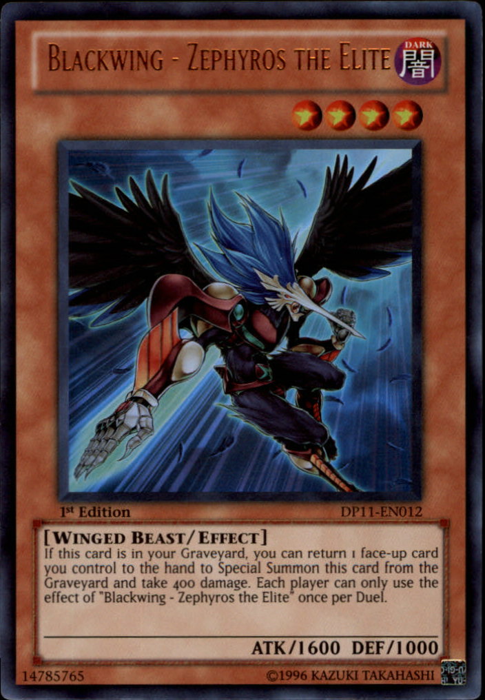 Blackwing - Zephyros the Elite [DP11-EN012] Ultra Rare | The CG Realm