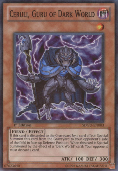 Ceruli, Guru of Dark World [SDGU-EN003] Super Rare | The CG Realm