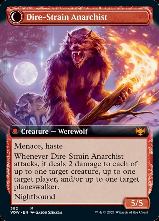 Volatile Arsonist (Extended Art) (VOW-382) - Innistrad: Crimson Vow: (Extended Art, Double Faced Transform)