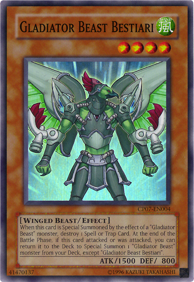 Gladiator Beast Bestiari [CP07-EN004] Super Rare | The CG Realm