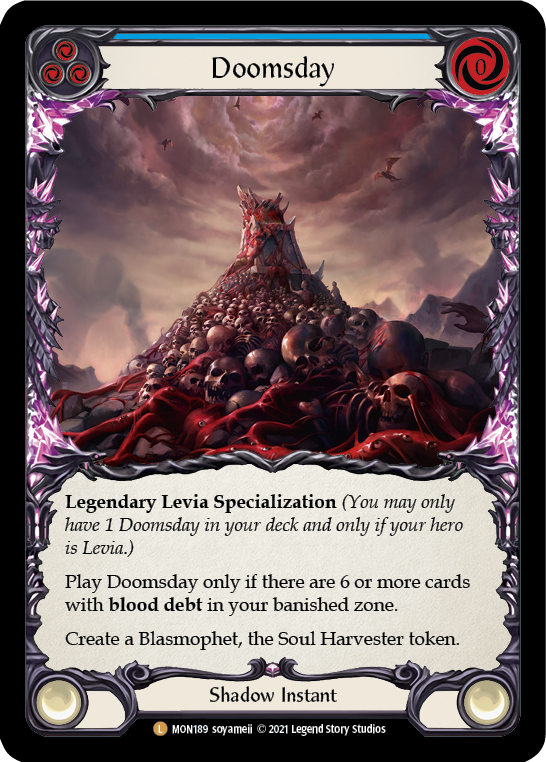 Doomsday [MON189-CF] (Monarch)  1st Edition Cold Foil | The CG Realm