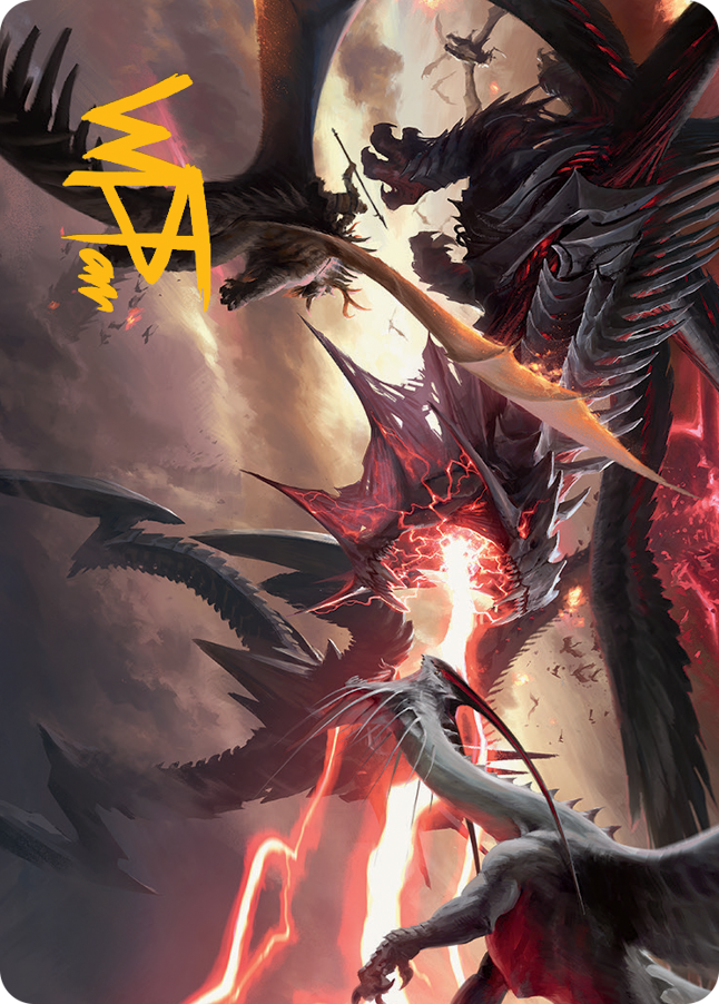 Invasion of Tarkir Art Card (Gold-Stamped Signature) [March of the Machine Art Series] | The CG Realm