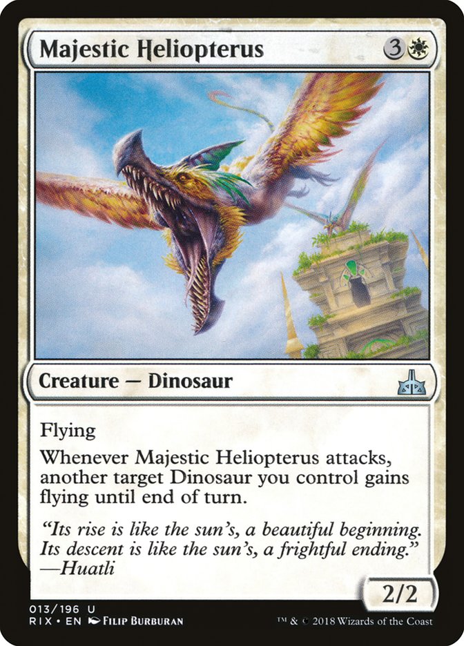 Majestic Heliopterus [Rivals of Ixalan] | The CG Realm