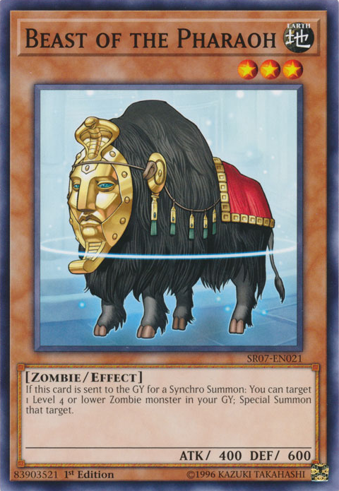 Beast of the Pharaoh [SR07-EN021] Common | The CG Realm
