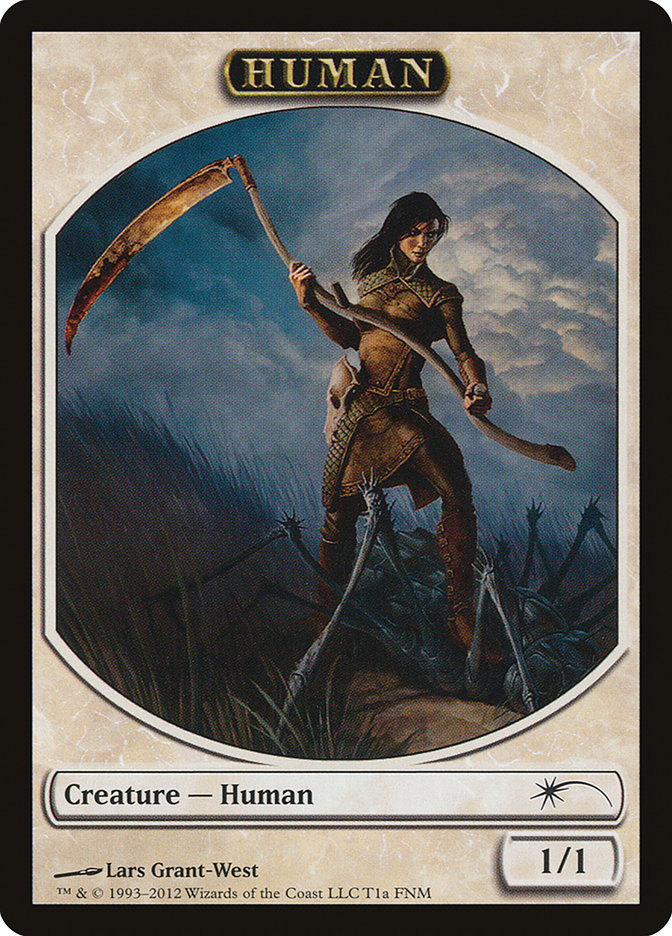 Human // Wolf Token (FNM-) - Friday Night Magic 2012
