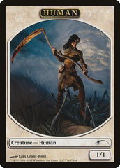 Human // Wolf Double-Sided Token [Friday Night Magic 2012] | The CG Realm