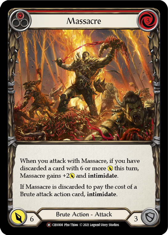 Massacre [U-CRU008] (Crucible of War Unlimited)  Unlimited Normal | The CG Realm