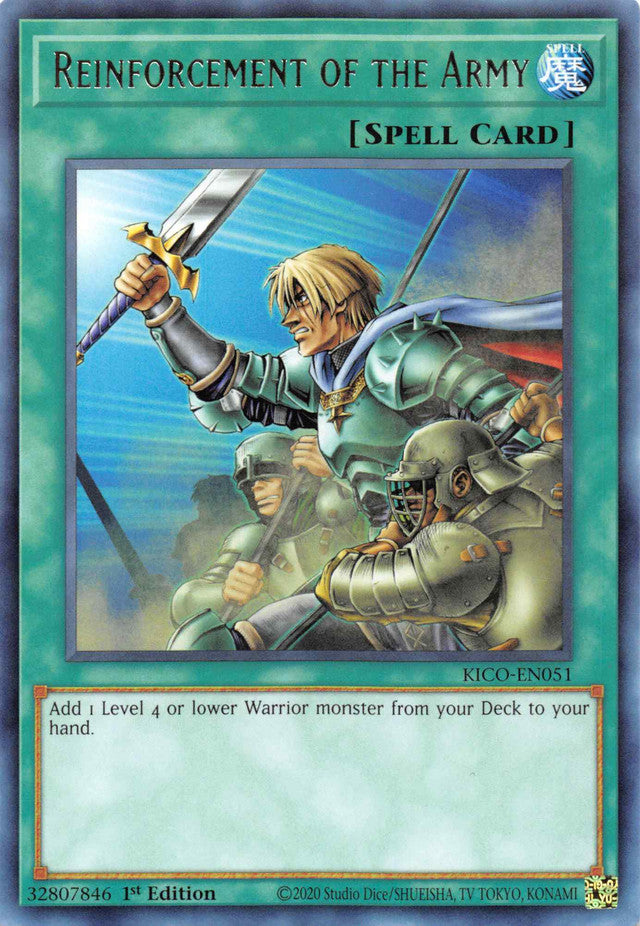 Reinforcement of the Army [KICO-EN051] Rare | The CG Realm
