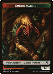 Drake // Goblin Warrior Double-Sided Token [Commander 2020 Tokens] | The CG Realm