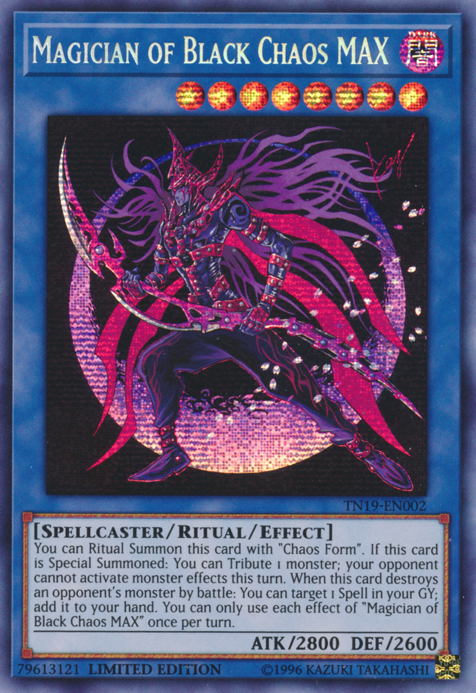 Magician of Black Chaos MAX [TN19-EN002] Prismatic Secret Rare | The CG Realm