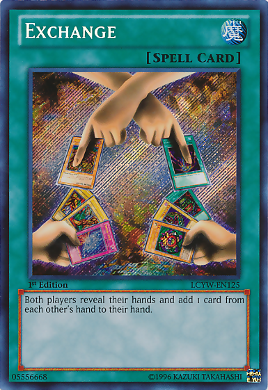 Exchange [LCYW-EN125] Secret Rare | The CG Realm