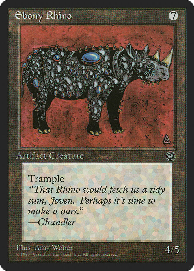 Ebony Rhino [Homelands] | The CG Realm
