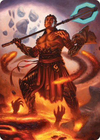 Koth, Fire of Resistance Art Card [Phyrexia: All Will Be One Art Series] | The CG Realm