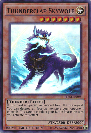 Thunderclap Skywolf [SECE-ENS08] Super Rare | The CG Realm