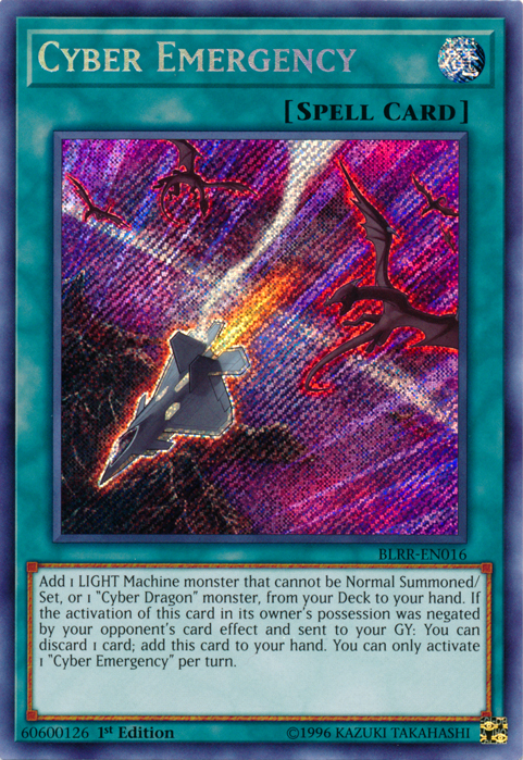 Cyber Emergency [BLRR-EN016] Secret Rare | The CG Realm