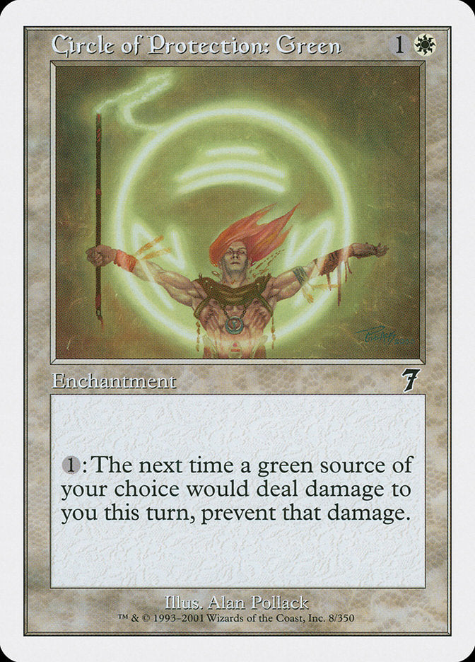 Circle of Protection: Green [Seventh Edition] | The CG Realm