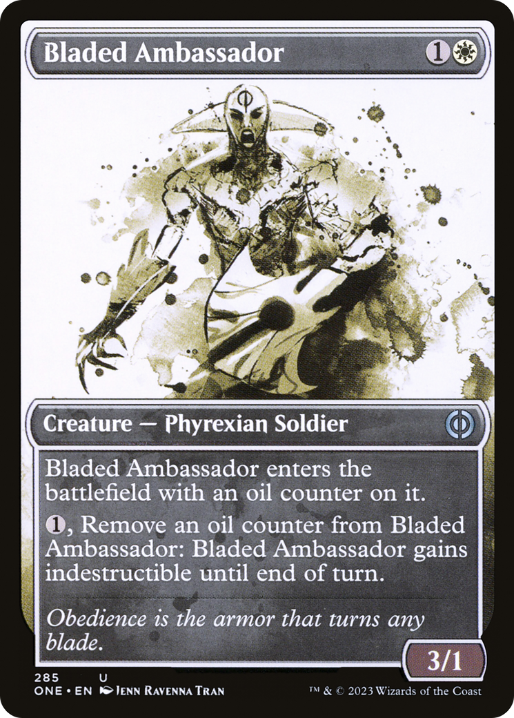 Bladed Ambassador (Showcase Ichor) [Phyrexia: All Will Be One] | The CG Realm