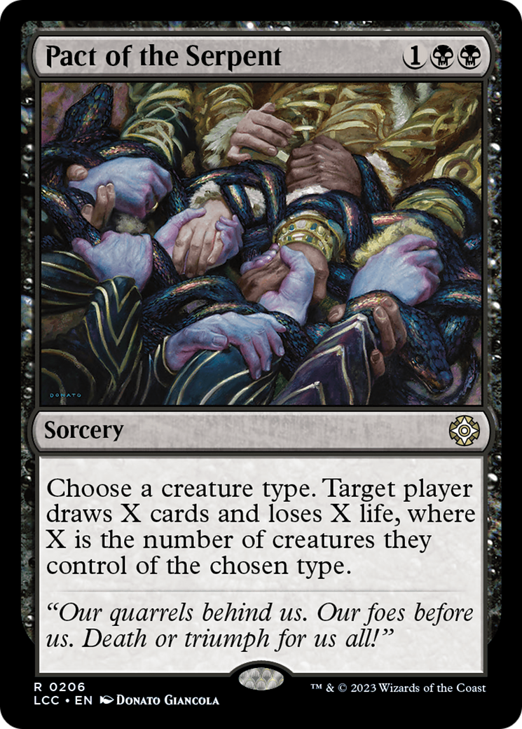 Pact of the Serpent [The Lost Caverns of Ixalan Commander] | The CG Realm