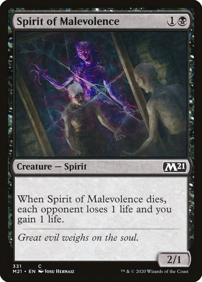 Spirit of Malevolence [Core Set 2021] | The CG Realm