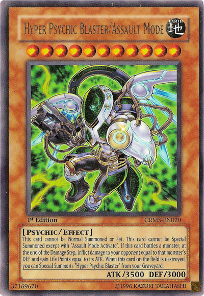 Hyper Psychic Blaster/Assault Mode [CRMS-EN020] Ultra Rare | The CG Realm