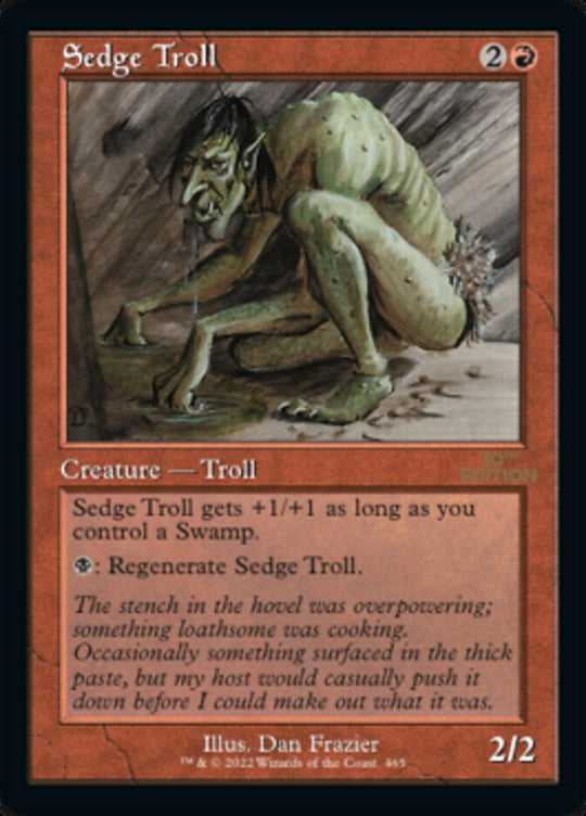 Sedge Troll (Retro Frame) (30A-465) - 30th Anniversary Edition