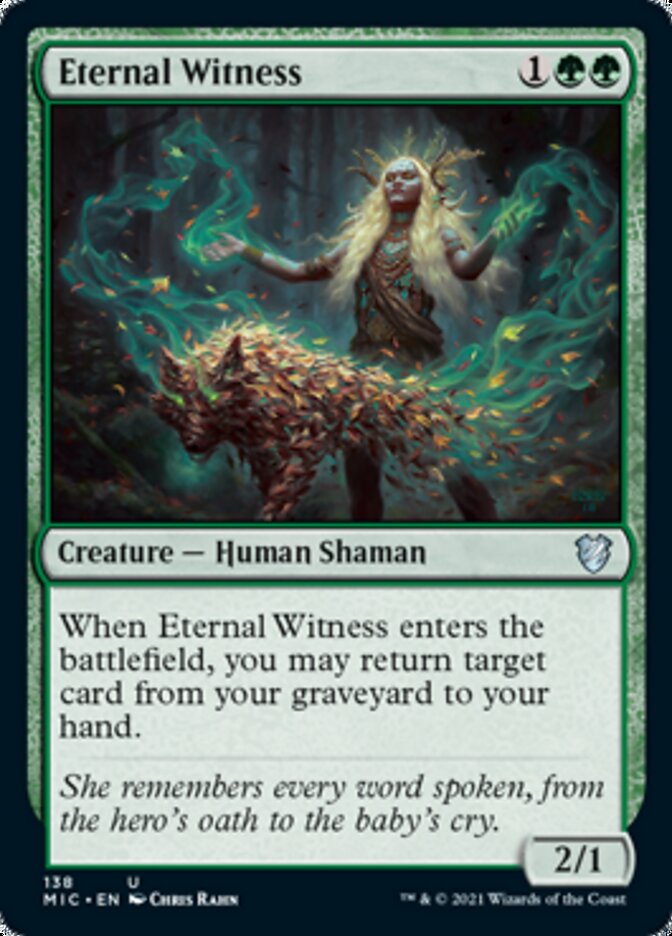 Eternal Witness [Innistrad: Midnight Hunt Commander] | The CG Realm