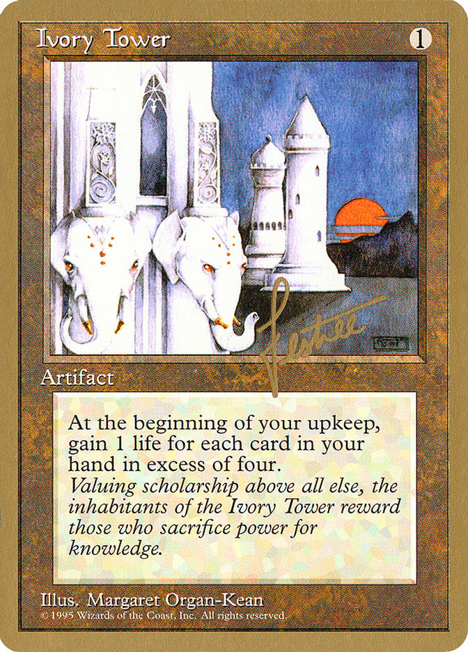 Ivory Tower (Bertrand Lestree) [Pro Tour Collector Set] | The CG Realm