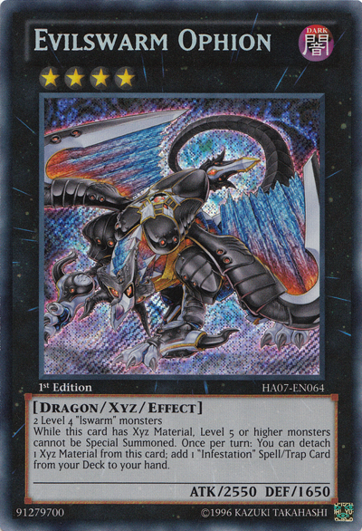 Evilswarm Ophion [HA07-EN064] Secret Rare | The CG Realm