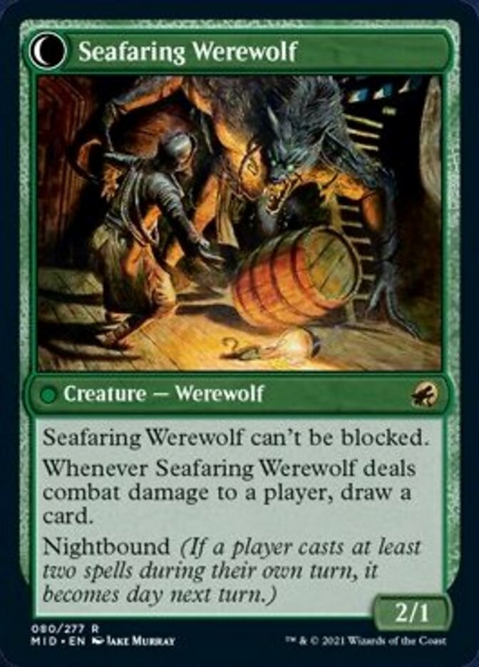 Suspicious Stowaway // Seafaring Werewolf [Innistrad: Midnight Hunt] | The CG Realm