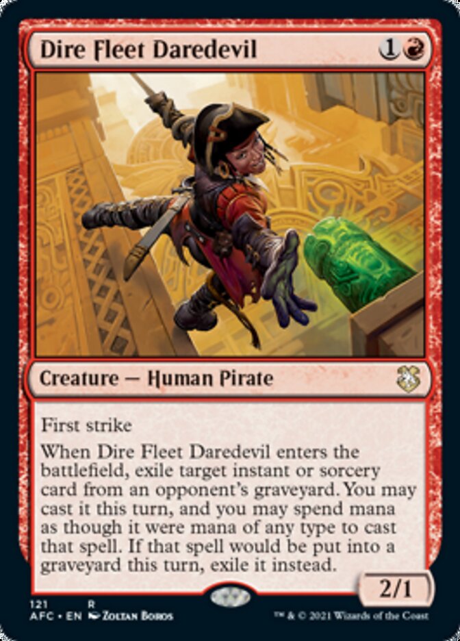 Dire Fleet Daredevil [Dungeons & Dragons: Adventures in the Forgotten Realms Commander] | The CG Realm