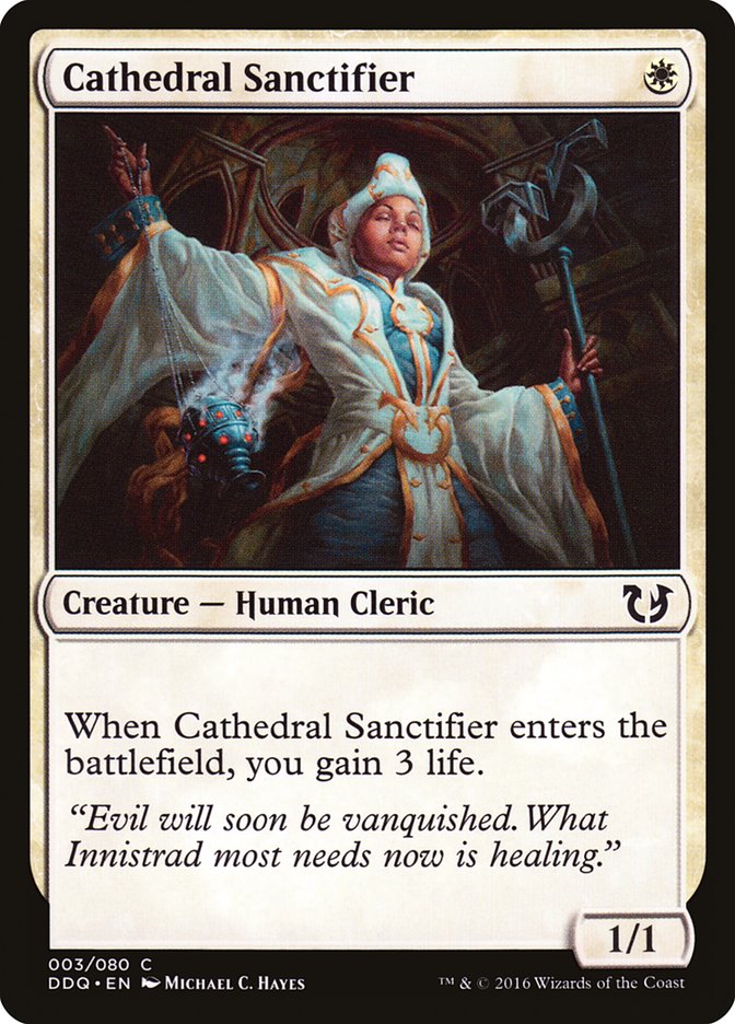 Cathedral Sanctifier [Duel Decks: Blessed vs. Cursed] | The CG Realm