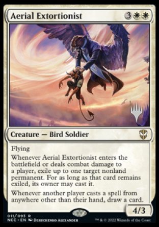 Aerial Extortionist (Promo Pack) [Streets of New Capenna Commander Promos] | The CG Realm