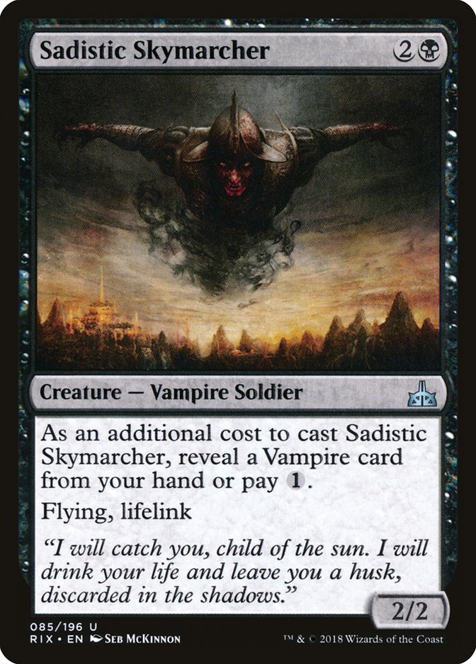 Sadistic Skymarcher [Rivals of Ixalan] | The CG Realm