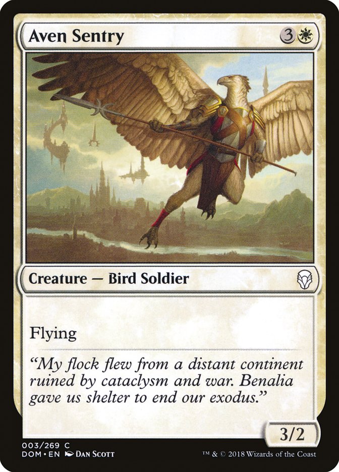 Aven Sentry [Dominaria] | The CG Realm