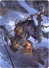 Blackbloom Rogue Art Card [Zendikar Rising Art Series] | The CG Realm