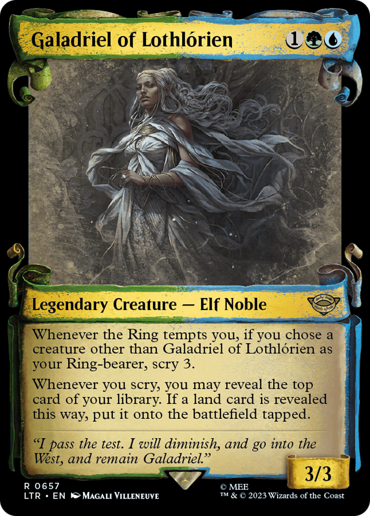 Galadriel of Lothlorien [The Lord of the Rings: Tales of Middle-Earth Showcase Scrolls] | The CG Realm