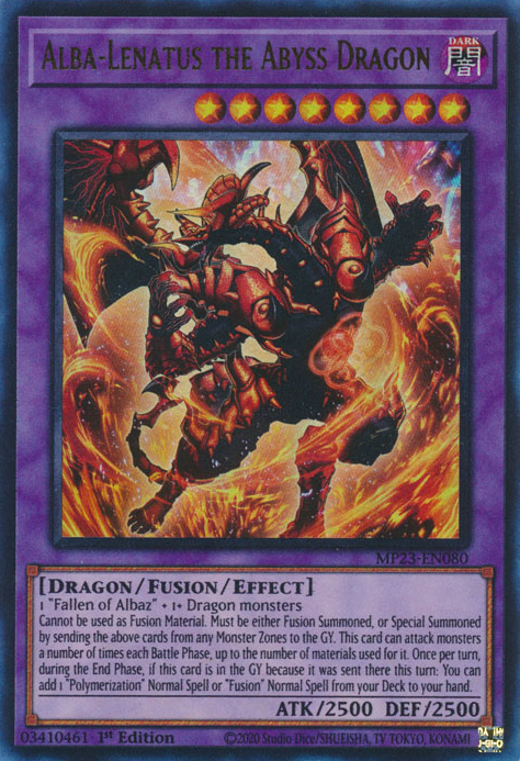 Alba-Lenatus the Abyss Dragon [MP23-EN080] Ultra Rare | The CG Realm