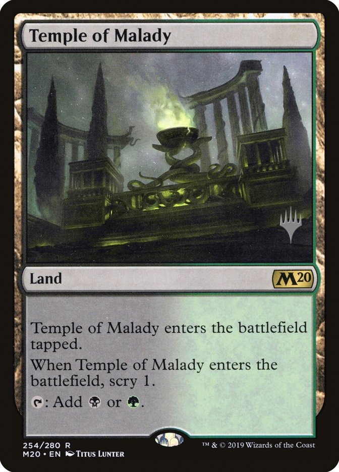 Temple of Malady (Promo Pack) [Core Set 2020 Promos] | The CG Realm