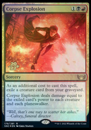 Corpse Explosion [Streets of New Capenna Prerelease Promos] | The CG Realm