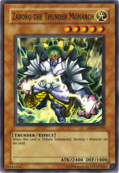 Zaborg the Thunder Monarch [DR2-EN135] Super Rare | The CG Realm